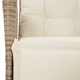 thumbnail of vidaXL 3-tlg. Garten-Essgruppe mit Kissen Beige Poly Rattan