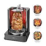thumbnail of Clatronic Döner-Vertikal-Multigrill DVG 3686 1.400 W Schwarz