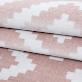 thumbnail of Teppich Wohnzimmer Geometrisch Pflegeleicht Waschbar Strapazierfähig Schlafzimmer OEKO-TEX Pink 120x170 cm Gekettelt – INN von Kadima Design