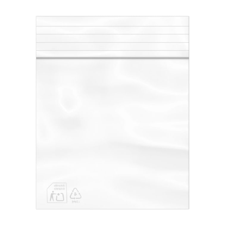 MONOUSO - Saco Polietileno com fecho zip 5,5x5,5cm G200 (100 Uds)