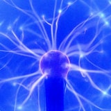 thumbnail of Plasmakugel Plasmaball magisch BlitzShow Automatik Musiksteuerung blau