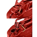 thumbnail of BW® Kraftstoffkanister Metall Benzinkanister 3x 20 Liter - Rot - RAL 3000 - TÜV-geprüft und UN-Zulassung - Made in Europe