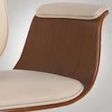 thumbnail of Bürostuhl Kemberg walnuss/creme
