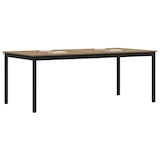 thumbnail of Table de salle à manger / Table de repas Bois d'ingénierie Modèle Vega Métal