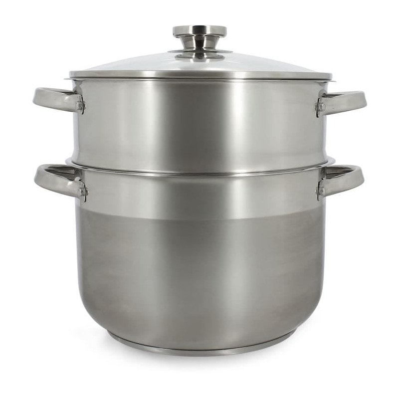 Couscoussier - Menastyl - 4615450 - En Acier Inoxydable - 10 Litres - Tous Feux Dont Induction