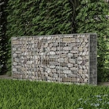 thumbnail of vidaXL Gabionenkorb Stahl 200×30×100 cm