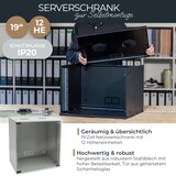 thumbnail of HMF 65712-07 Serverschrank 19 Zoll, 12 HE, 51 x 40 x 58 cm, Lichtgrau