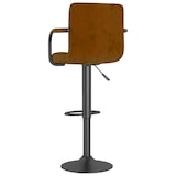 thumbnail of vidaXL Barhocker Braun Samt
