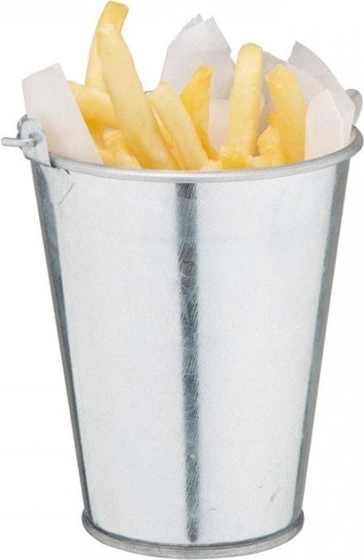 Pot inox à frites (H)85 x (Ø)85 mm empilable | METRO