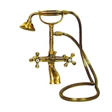 thumbnail of Rubinetto Lecce Classic con doccetta ottone antico