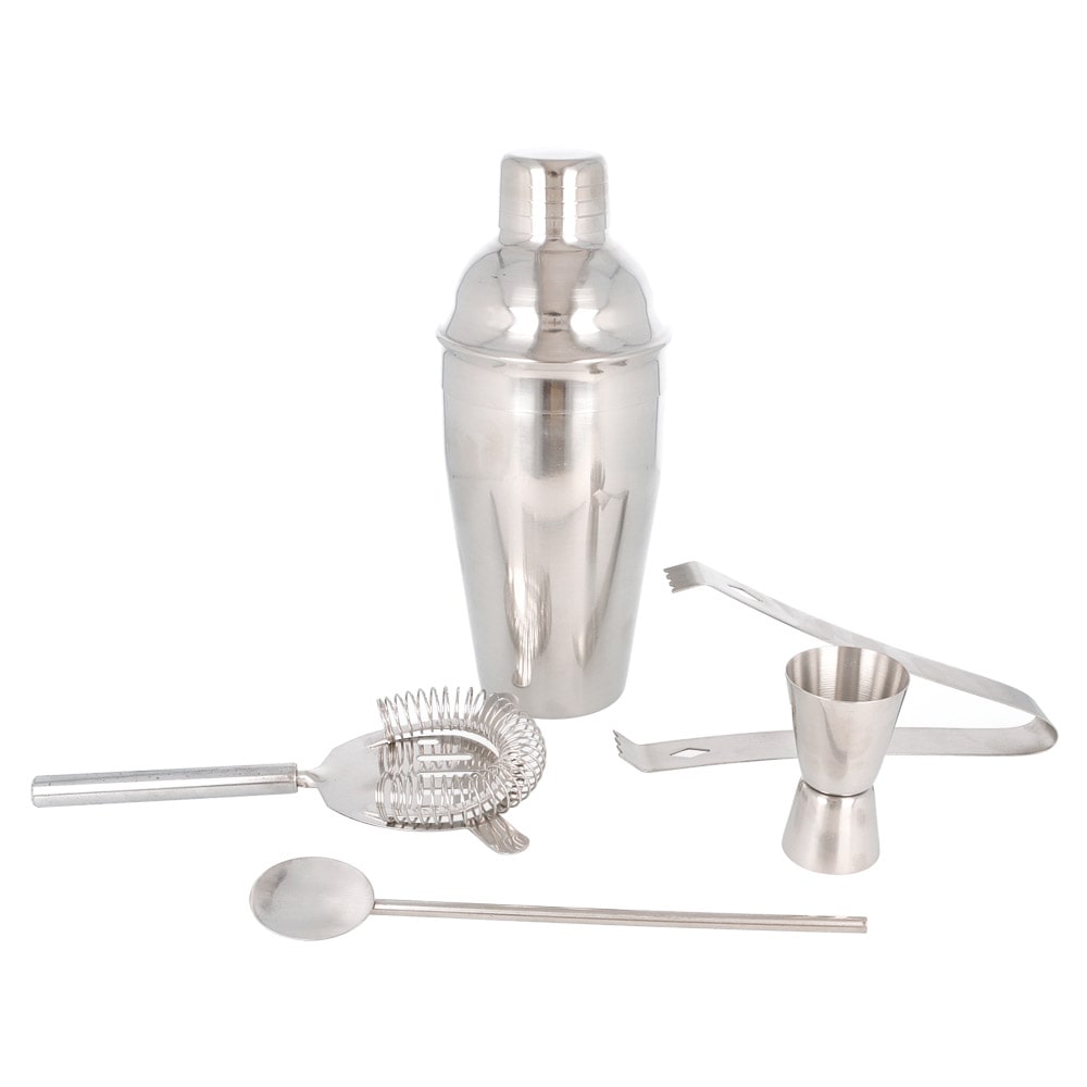 Garcia de Pou - Mallette Barman 500 Ml 23X33X10 Cm Argente Acier