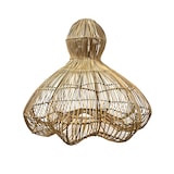 thumbnail of Lumisky Abat jour naturel seul RONDA H53cm Rotin Beige