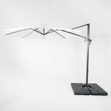 thumbnail of Guarda-sol de pêndulo redondo, tecido 300 cm, alumínio, cor bege, 250 cm