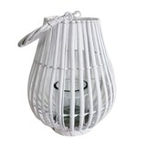 thumbnail of CHANTAL lanterna in vimini colore Bianco