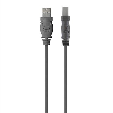 Belkin USB 2.0 A - USB 2.0 B, cable USB de 3 m USB A USB B Gris