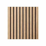 thumbnail of Pannello decorativo a listelli in legno doghe MDF e feltro PET Set 12 pz 60x60 Rivestimento murale fonoassorbente Rovere