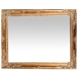 thumbnail of Specchiera da parete in legno finitura foglia oro anticata elegante per cucine moderne e rustiche