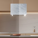 thumbnail of CIARRA Pinnacle Series A+++ 700 m³/h ‎Hotte îlot en marbre Ivory Mist Hotte aspirante suspendue WiFi App Touch VM4850W