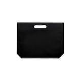thumbnail of MONOUSO - Vliesstofftasche Gestanzten Griffen Schwarz 34+8x26cm (200 Stück)