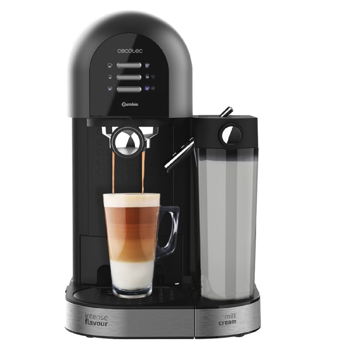 Cecotec Cafetera Semiautomática Power Instant-ccino 20 Chic Serie Nera.