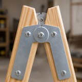 thumbnail of Escalera Tijera Doble Acceso Madera TM-DA con 8 Peldaños por cada lado