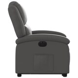 thumbnail of vidaXL Relaxsessel mit Aufstehhilfe Elektrisch Grau Echtleder