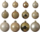 thumbnail of Christbaumkugel Weihnachtskugel Glas 3 Größen glänzend matt glitzernd gold 12St