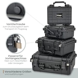 thumbnail of HMF ODK100 Outdoor-Fotokoffer, Transportkoffer mit Rasterschaumstoff, 23 x 19 x 11 cm