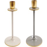 thumbnail of Bougeoir en aluminium 20 cm Tonal Irina (Lot de 2) Sil