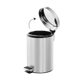 thumbnail of aro Tretmülleimer, Edelstahl, Ø 20.5 x 27.5 cm, silber