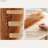 thumbnail of Layba Künstliches Pampasgras Deko in Orange Boho - 3 Stück 100cm, Ideal für Hochzeitsdeko, Wohnzimmer & Schlafzimmer