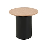 thumbnail of SIT Möbel Bijzettafel rond set van 2 | Tafelblad MDF met kurk naturel | Onderstel grenen zwart | B 50 x D 50 x H 45 cm | 19000-82 | Serie CORK