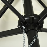 thumbnail of Outsunny Chapéu de Sol Duplo Chapéu de Sol de Jardim com Inclinação de 45° Manivela Estrutura de Aço 285x147x227cm Bege