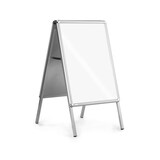 thumbnail of Magnetoplan Plakatständer Kundenstopper SP - DIN A2 - 46,5cmx64,2cm - wetterfest mit integriertem Wasserablauf -Silber