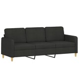 thumbnail of vidaXL 3-Sitzer-Sofa Schwarz 180 cm Stoff