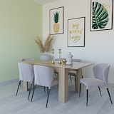 thumbnail of Tavolo da Pranzo Allungabile Estensibile Fino a 190 cm Tavolino Per 6 Persone Salotto Soggiorno Salone Design Moderno 190 x 78 x 90 cm Rovere