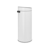 thumbnail of Brabantia Touch Bin, 30L Rund Kunststoff, Edelstahl Weiß