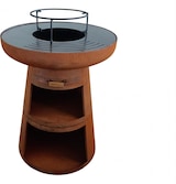 thumbnail of PURLINE Barbecue redondo com prancha em aço redondo e grelhador em aço corten EFP55RCO