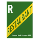 thumbnail of Panneau de Licence Restauration / France Entière