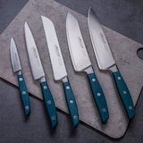 thumbnail of Arcos Serie Brooklyn - Kochmesser - Klinge aus Nitrum geschmiedetem Edelstahl 210 mm - HandGriff Micarta Farbe Blau (Seiden klinge)
