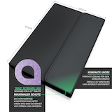 thumbnail of CSL Bluetooth Tastatur mit Schutzhülle, Tablet-Tastatur für 9-12 Zoll Tablets, magnetische Befestigung, Multimedia Funktionstasten, QWERTZ Layout