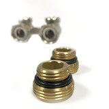 thumbnail of Hahnblock Durchgang Eck 3/4" AG x 1/2" Eurokonus Heizkörper Anschluss