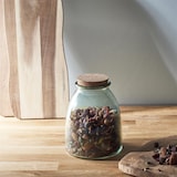 thumbnail of Vorratsglas aus Glas mit Korkdeckel – 1 Liter – transparent