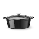 thumbnail of HENDI Braadpan geëmailleerd gietijzer, 6,88L, Zwart, 405x255x(H)134mm