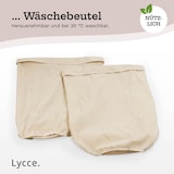thumbnail of Lycce Wäschekorb 2 Fächer, Wäschebox mit Deckel und Wäschesack