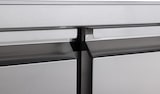 thumbnail of METRO Professional Mesa refrigerador GCC2100, aço inoxidável, 136 x 70 x 85 cm, 270 L, refrigeração por ventilação, 250 W, com fechadura, prateado