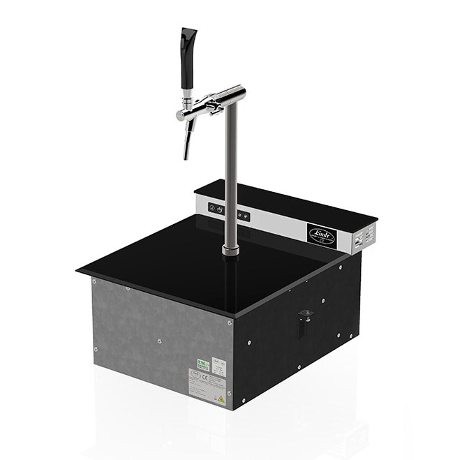 Zapfanlage, Bierzapfanlage, Bierkühler - 35 Liter/h 1-ltg Lindr Pygmy PRO Kitchen für Einbau in die Küche Bar