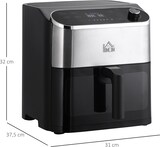 thumbnail of HOMCOM 4 en 1 Freidora sin Aceite 6,5L 1350W con 3 Programas 31x37,5x32 cm