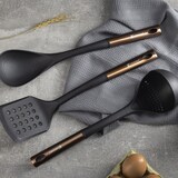 thumbnail of BERGNER - Set aus 3 Pfannen Ø18/Ø22/Ø26 cm Jolie Schmiedaluminium, geeignet für Induktion Set 3 Küchenutensilien aus schwarzem PBT und Kupfer