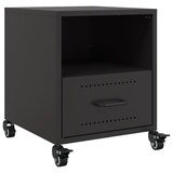 thumbnail of Tables de chevet 2 pcs noir 36x39x43,5 cm acier – Modèle Arête